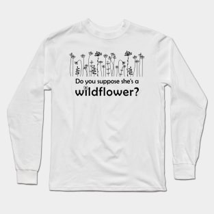 Lispe Do You Suppose She's a Wildflower? Long Sleeve T-Shirt